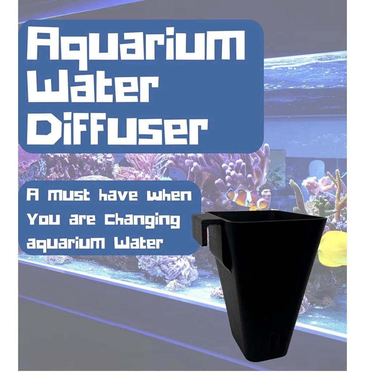 Chatelet REEFSHAPE Aquarium Water Diffuser Funnel | Reduce Turbulence Filling Up 4