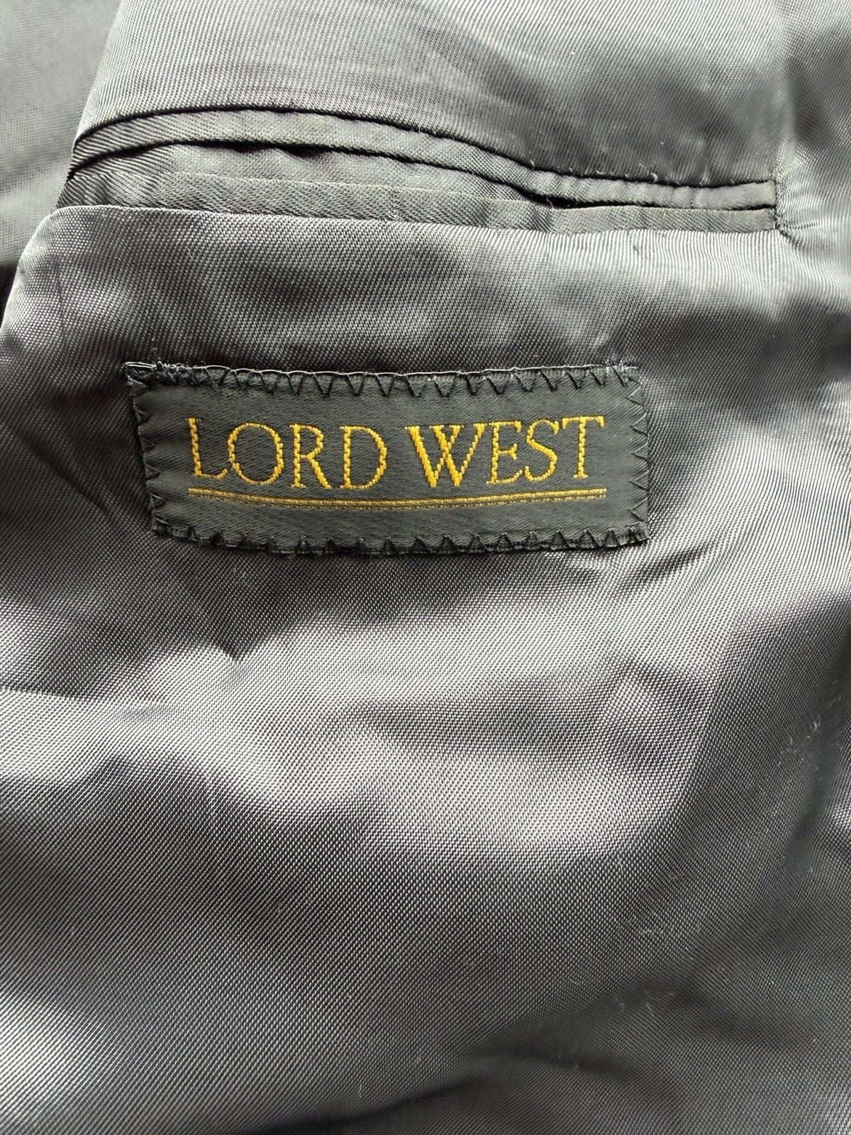 Lord West Men's Gray Tweed Lambswool Blazer 2-Button Single-Breasted 42R 5