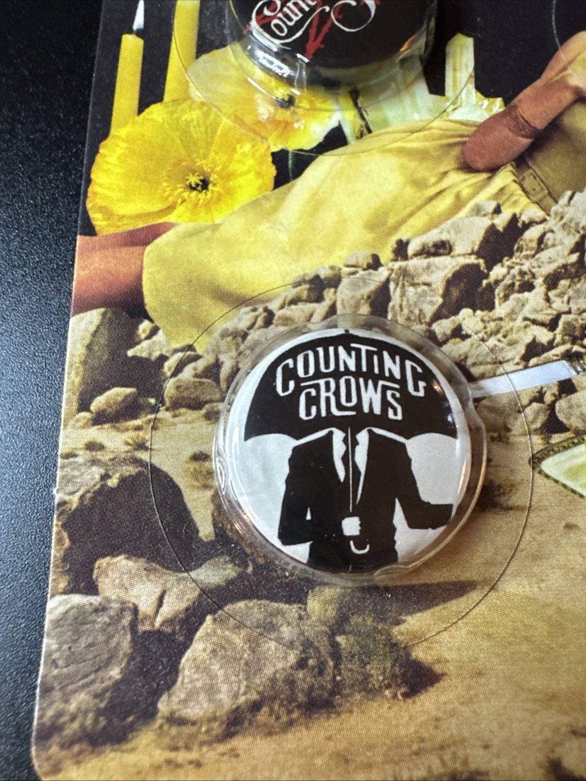 Counting Crows Music Band Set of 4 New Sealed Pins Exclusive VIP Buttons 5