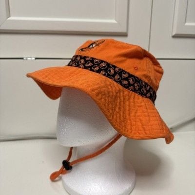 Baltimore Orioles Baseball Promo Giveaway Unisex Adult Bucket Beach Cap Hat 7
