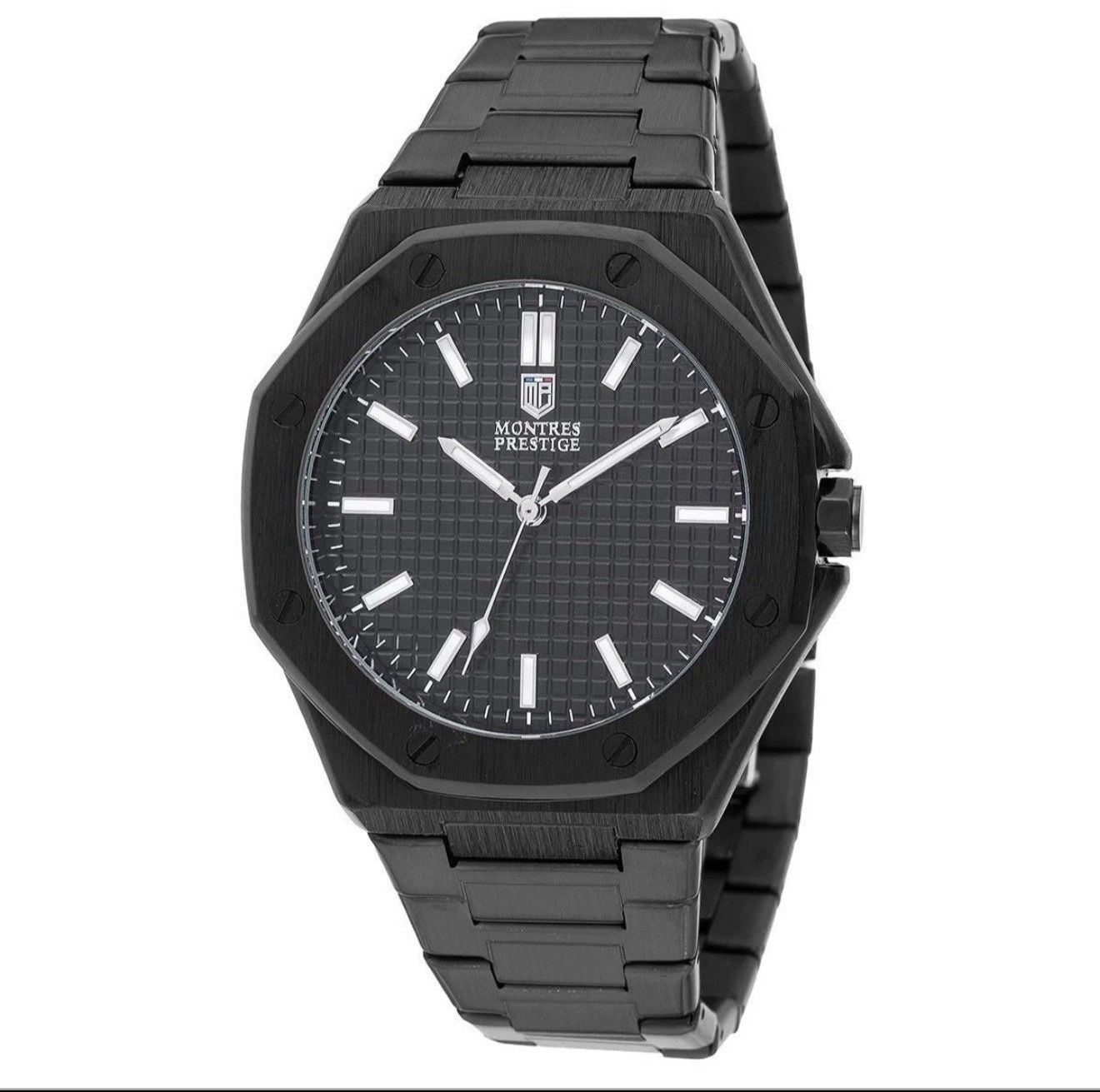 Montres Prestige Classic MPW-0250 Men's Quartz Watch Black Box 2