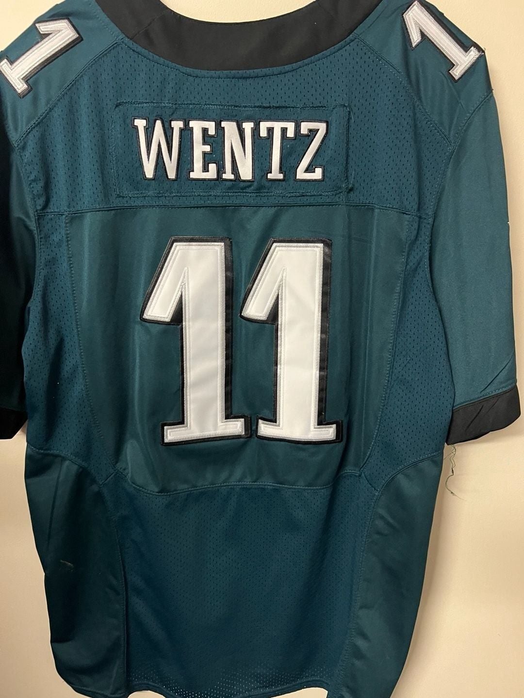Nike Philadelphia Eagles Carson Wentz #11 NFL Jersey Midnight Green Size 52 3