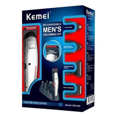 Kemei KM-560 5 in 1 Portable Electric Hair Clipper Professional Nose Body Hair 1