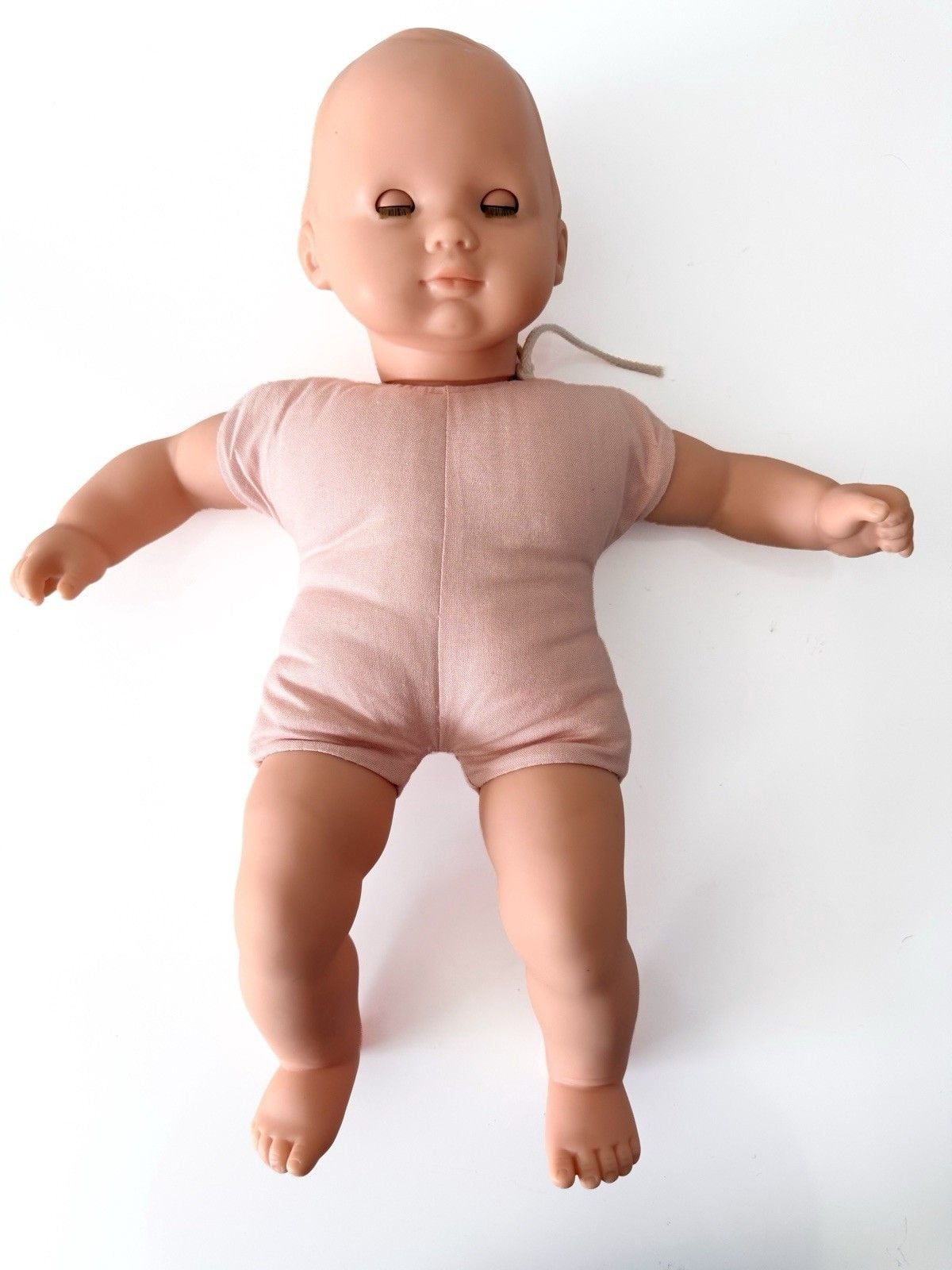 American Girl Doll Pleasant Co Bitty Baby 15" Blonde Hair Blue Eyes Soft Body 6
