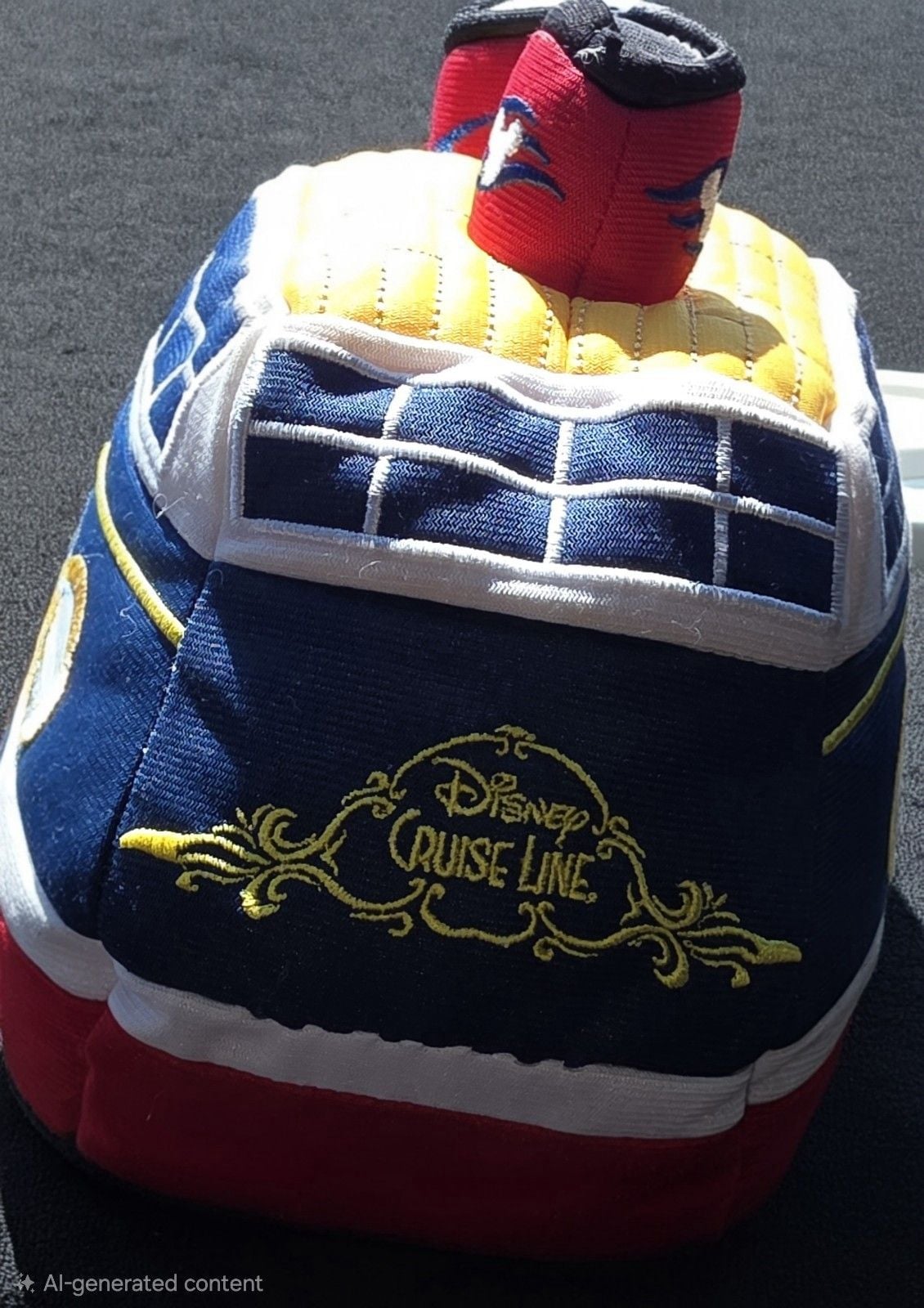 Disney Cruise Line Plush Ship Mickey Mouse Nautical Sea Boat Toy Retired 4