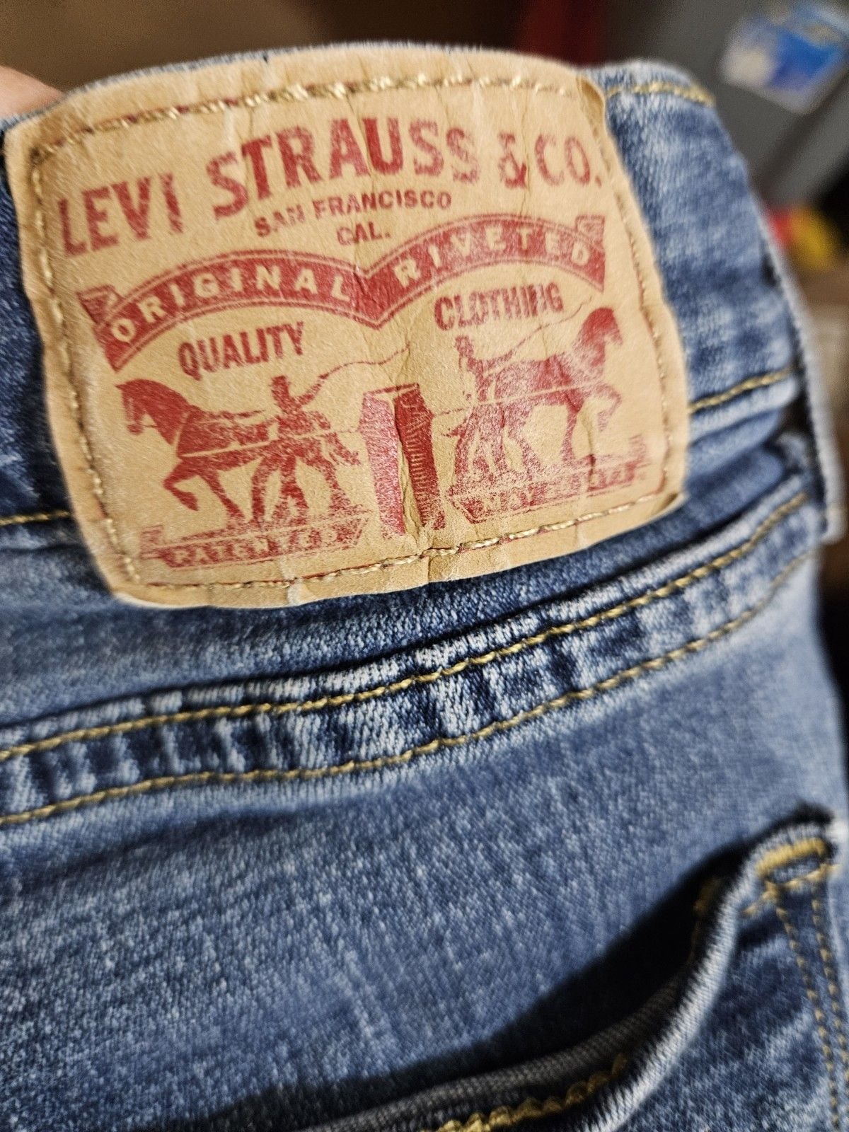 Levi Womens Classic Straight Jeans 10 4