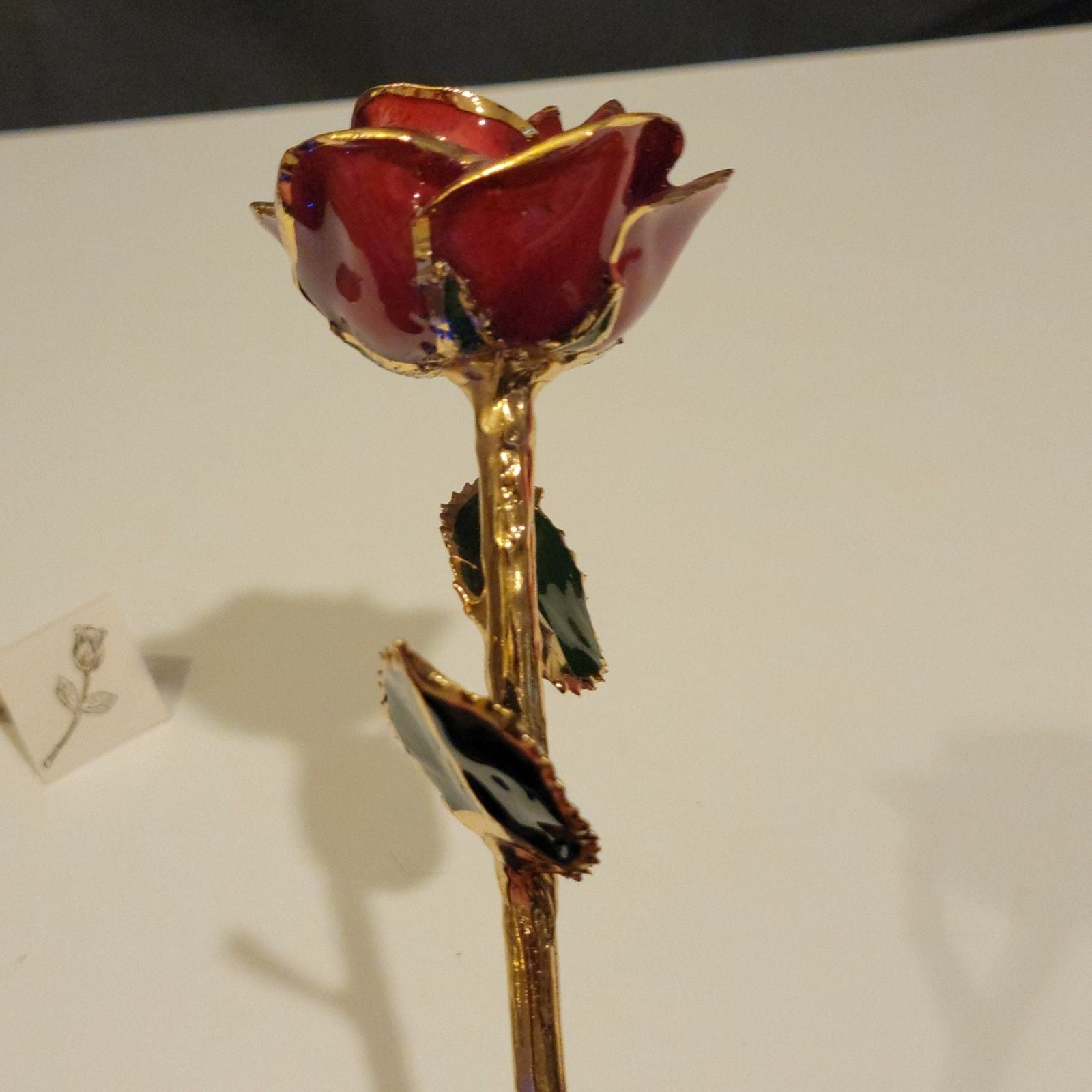 Giovanni 24k Gold Dipped Roses Real Rose Last Forever 11 Inches 15