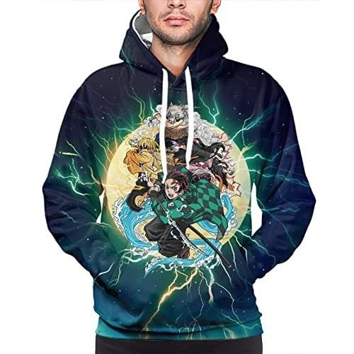 Demon Slayer Tanjiro Team Lightning Hoodie 2