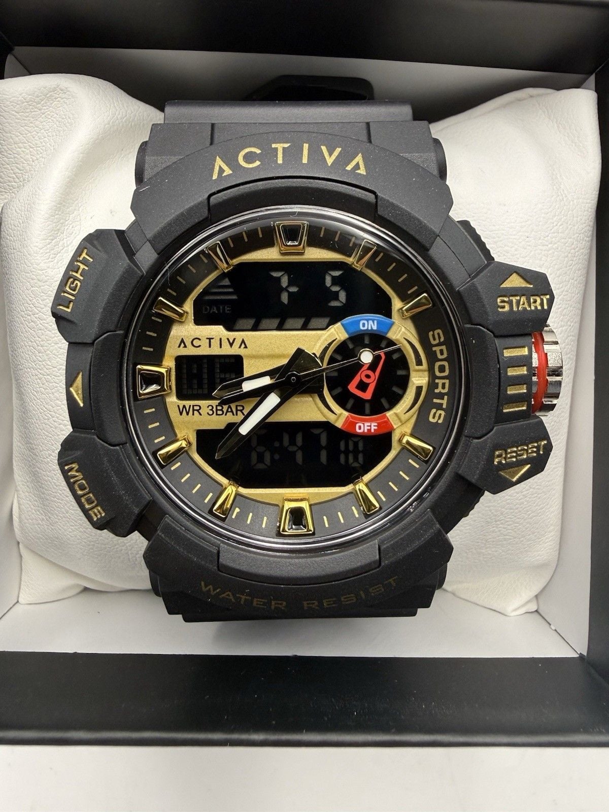 Activa Vord X Digital Men’s Watch Black 49mm ACW8043-002 New In Box 1