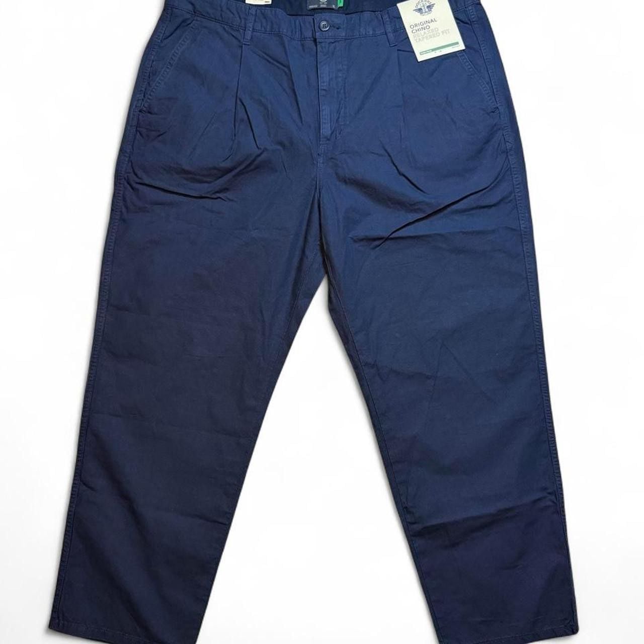 Dockers Navy blue Original Chino pants with a relaxed tapered fit size W38 L30 brand new with tags 2