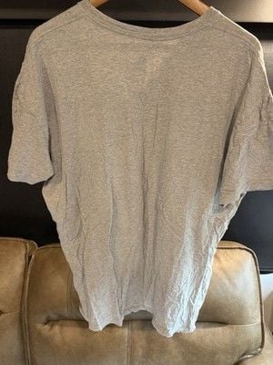 Polo Ralph Lauren Men's Classic Fit V-Neck Cotton Logo Tee Gray XL 5