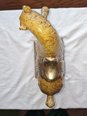 Rare Tang Dynasty War Horse Ceramic Sculpture 5