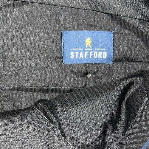 Stafford Men's Plaid Classic Fit Suit Pants 34x32 5