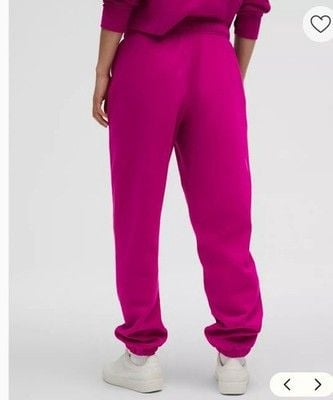 035 Lululemon Scuba Mid-Rise Oversized Jogger Regular RASPBERRY Womens XL NWT 6
