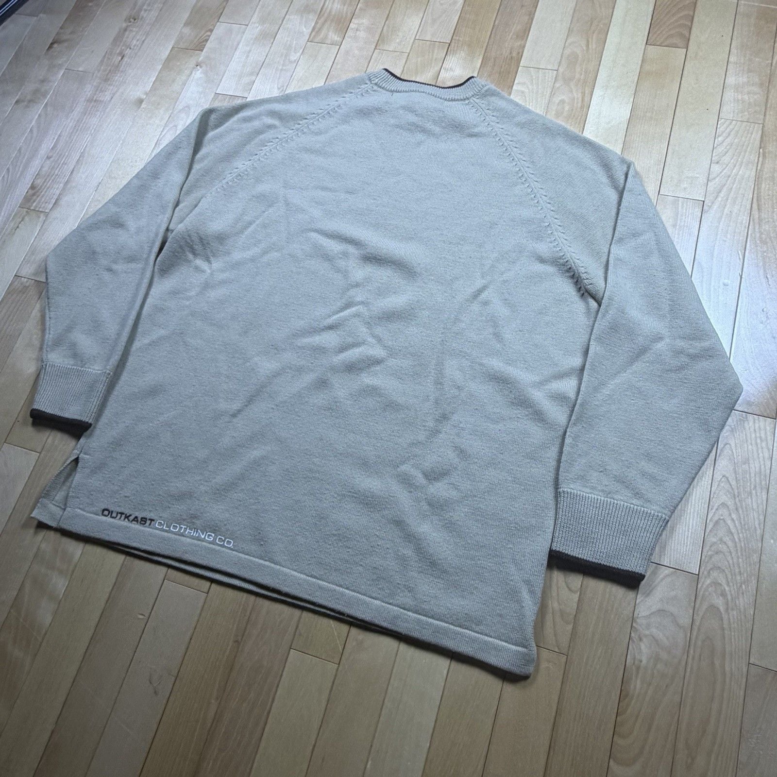 Vintage Outkast Clothing Co Sweater Mens XL 100% Wool Y2K Hip Hop Rap Andre 3000 2