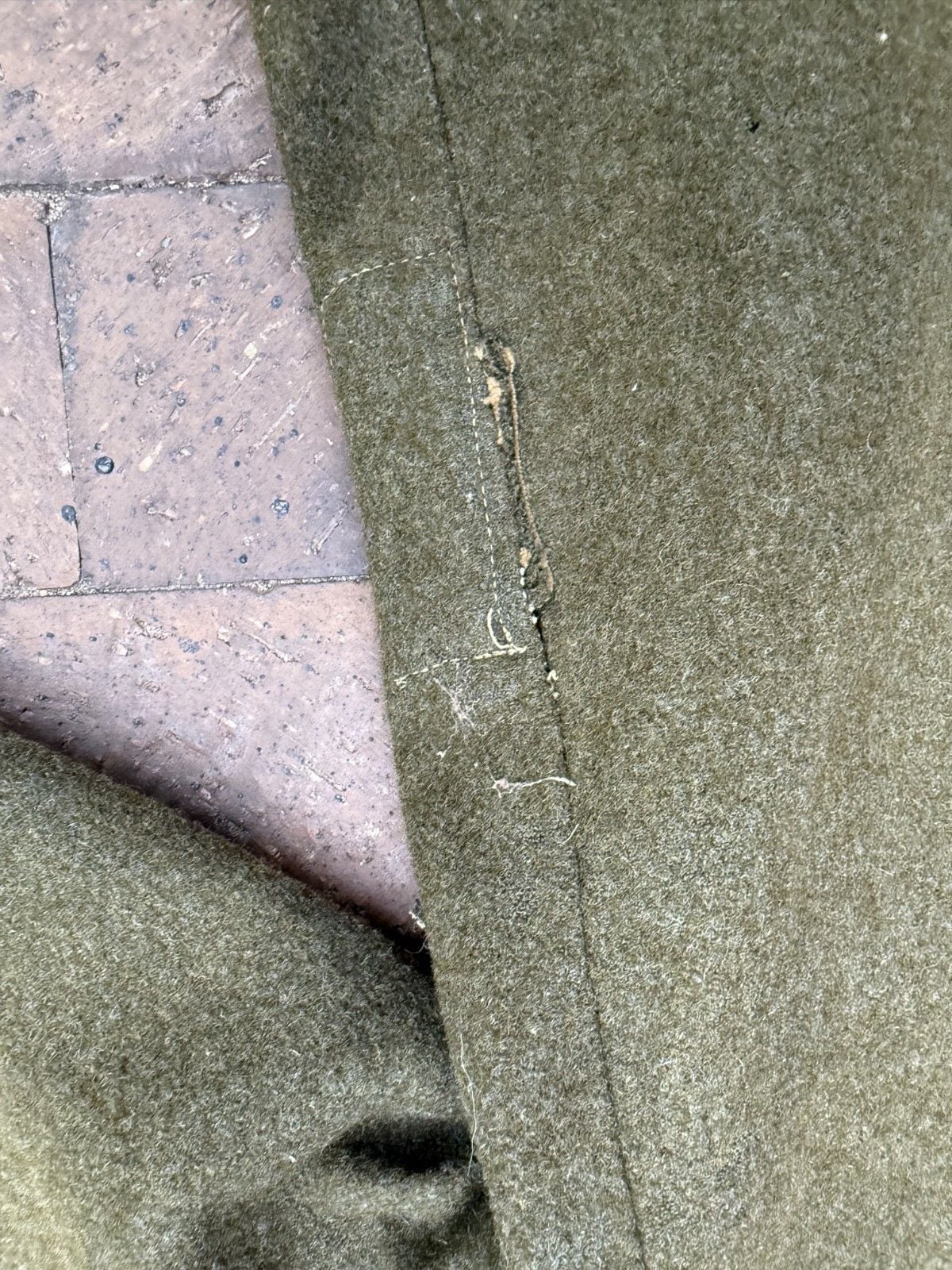 1948 British Army 1940 Pattern Dismounted Wool Greatcoat Size 8 Military 15