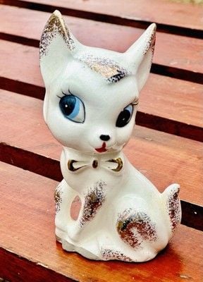 VTG Kitschy Anthropomorphic Blue Eyed Deer Made In Japan 1950’s Retro Kitschy 1