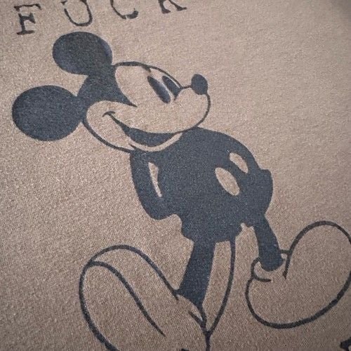 “F*ck Mice” Racerback Tank Edgy Rebellious Cartoon Anti-Disney Statement Top Med 7
