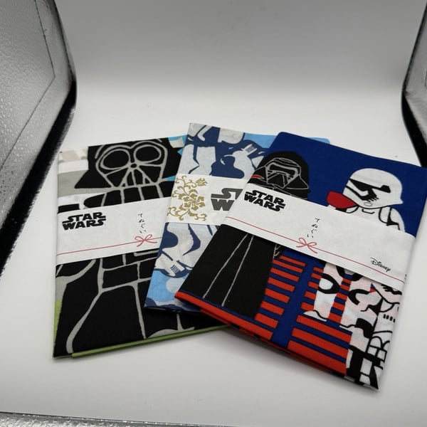 Star Wars Japanese Exclusive Tenugui Banner Set Of 3