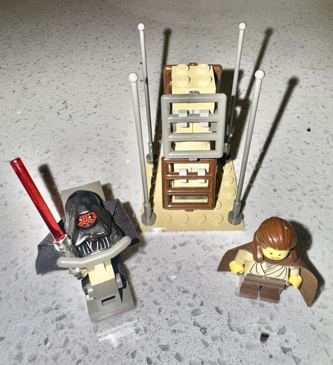 Star Wars Lego 7101 Qui-Gon vs Darth Maul Lightsaber Duel (1999) NO Box/Manual 1