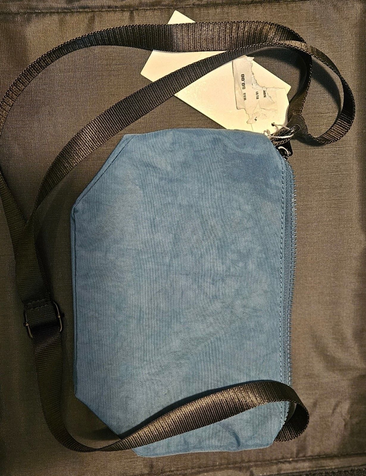 Street Level Blue Nylon Crossbody Bag Adjustable Strap NWT Lightweight Water 4
