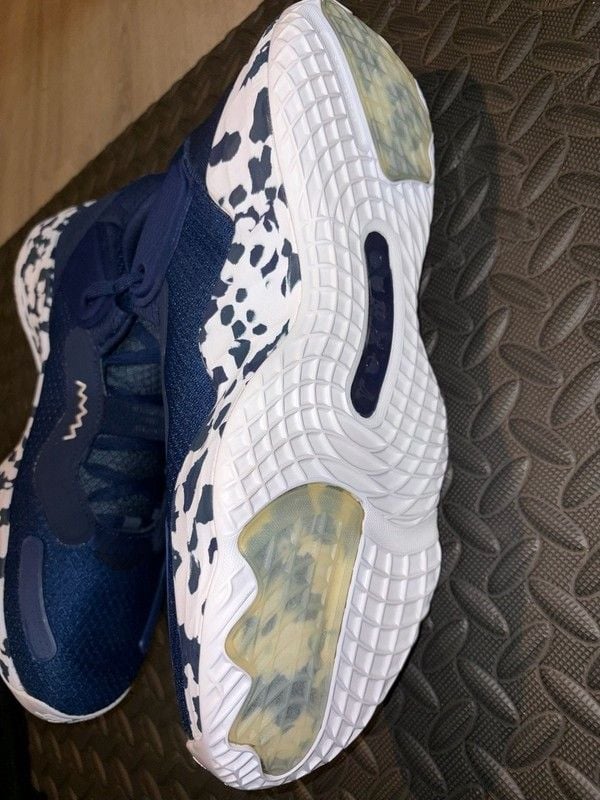 adidas D.O.N. Issue 3 Team Navy Blue Camo Basketball Shoes 7