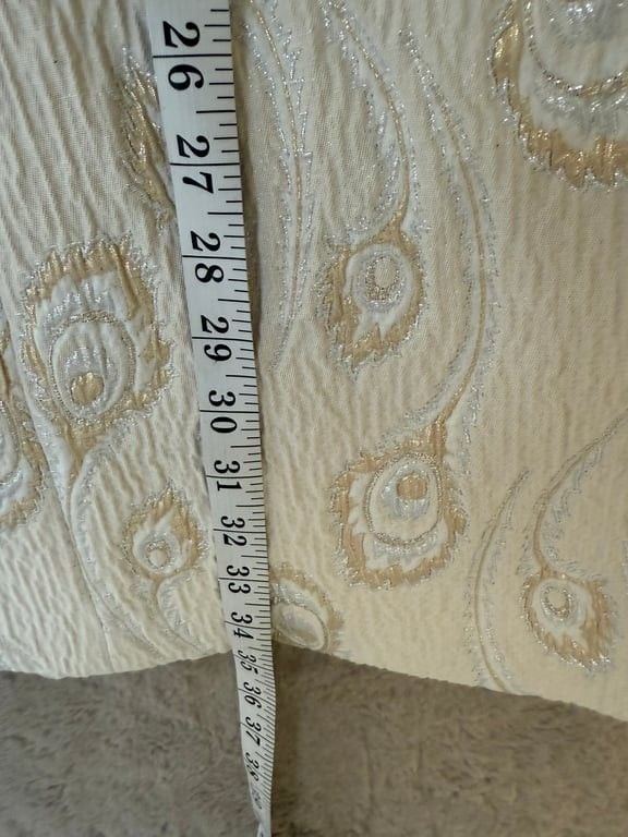 Trina Turk Selfie Embroidered Cream A-Line Dress Size S Evening Wedding $458 3