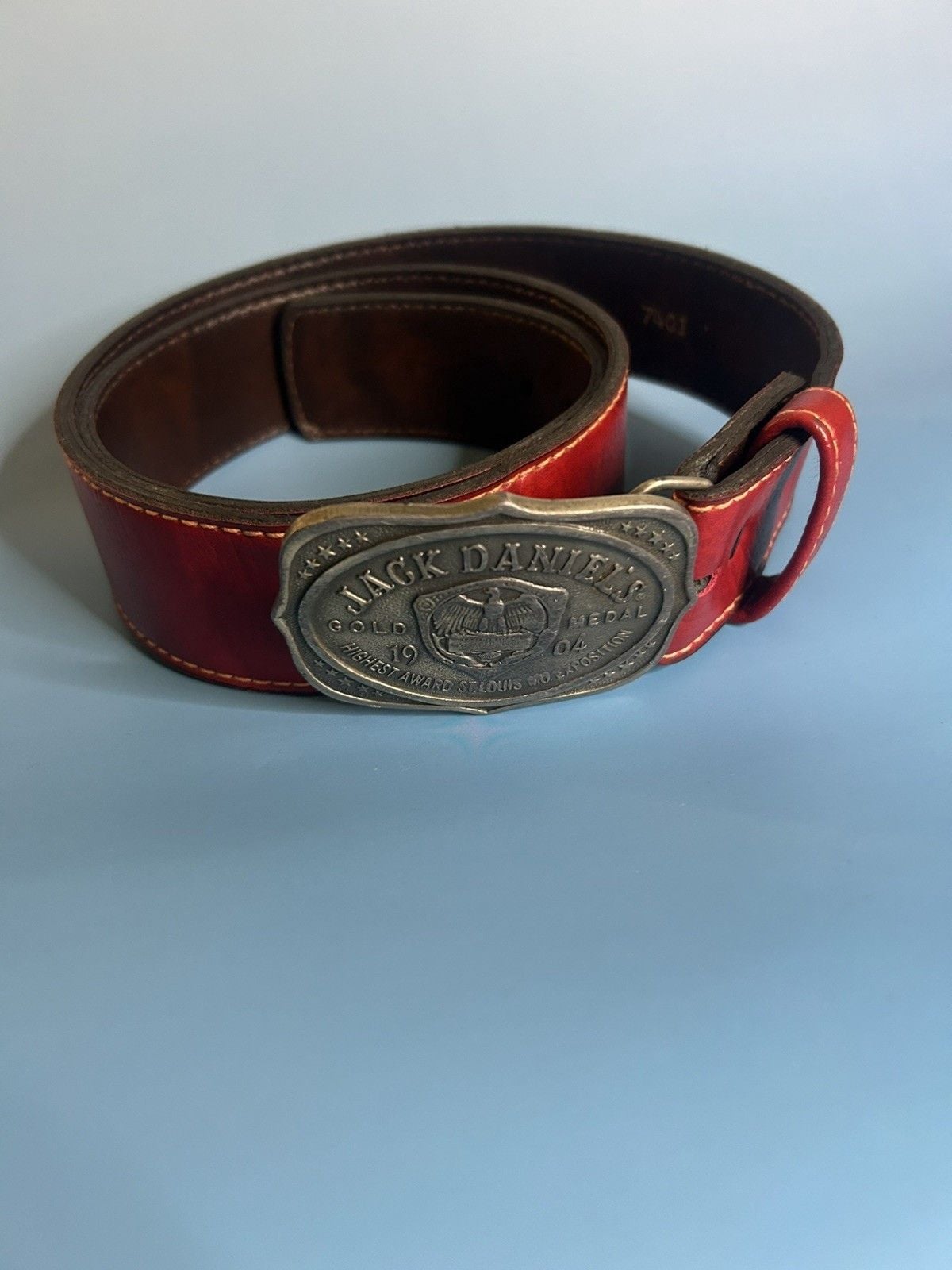 Jack Daniel’s 1904 Distillery Advertising Silver Belt Buckle Collectible 6