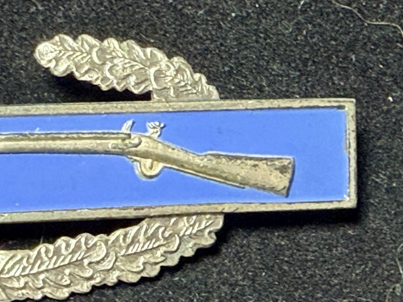 Vtg WWII US Army Combat Infantryman Badge CIB Sterling Silver Enamel Full Size 8