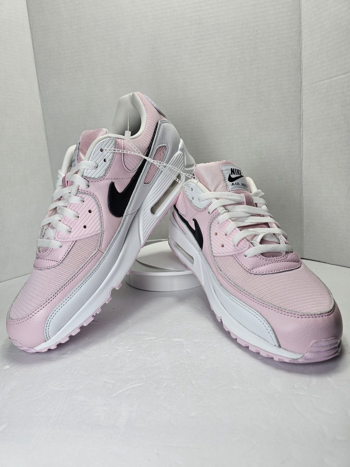 Nike Air Max 90 By You Pink Black White Men's Size 13 New No Box HQ3691-900 13