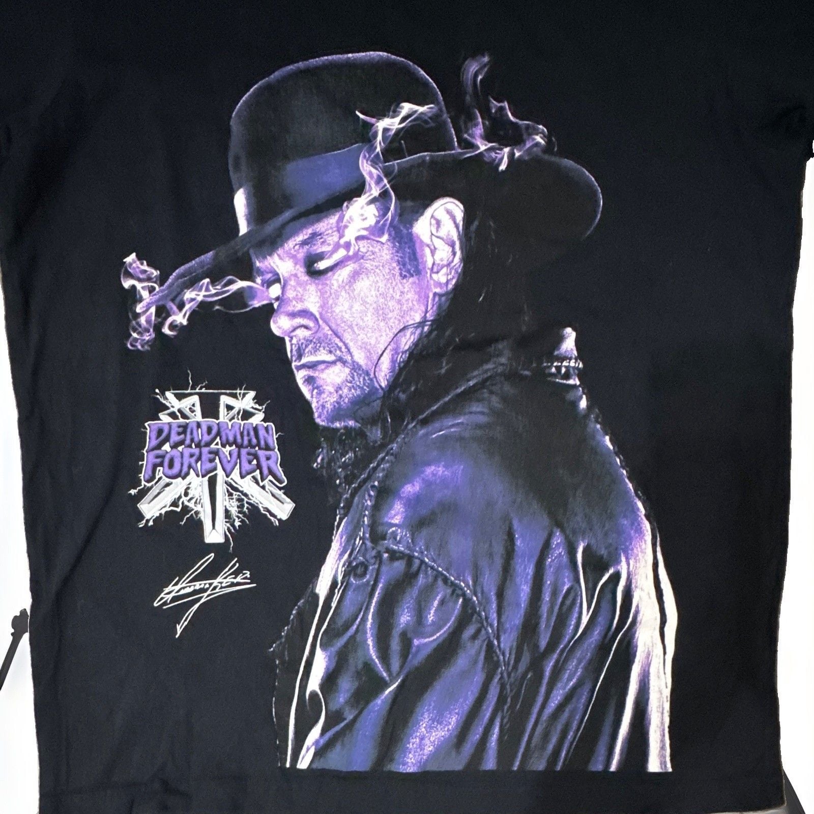 WWE Undertaker Men's T-Shirt Size Medium Black Short Sleeve Crew Neck 3