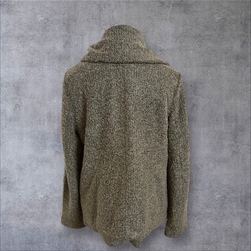 Lisa Rinna Collection Boucle Shawl Collar Jacket Color: Deep Olive Size M 5