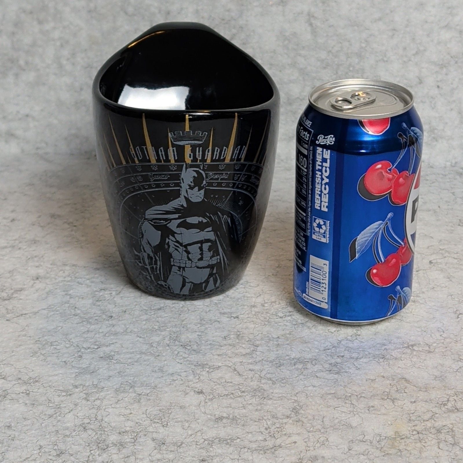 Six Flags Batman Gotham Guardian Mug 2015 DC Comics Ceramic Coffee Cup 3D Oval 9