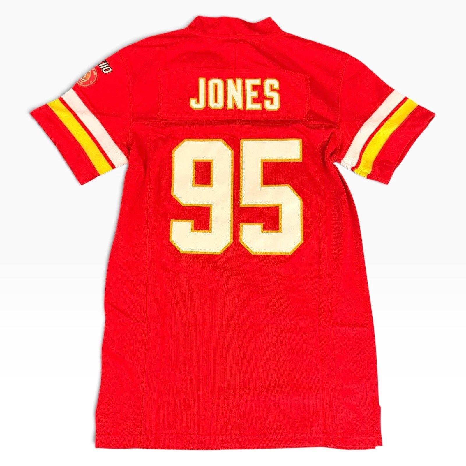 OKIIO Youth Football Stitched T-Shirt Red Medium Jones 5