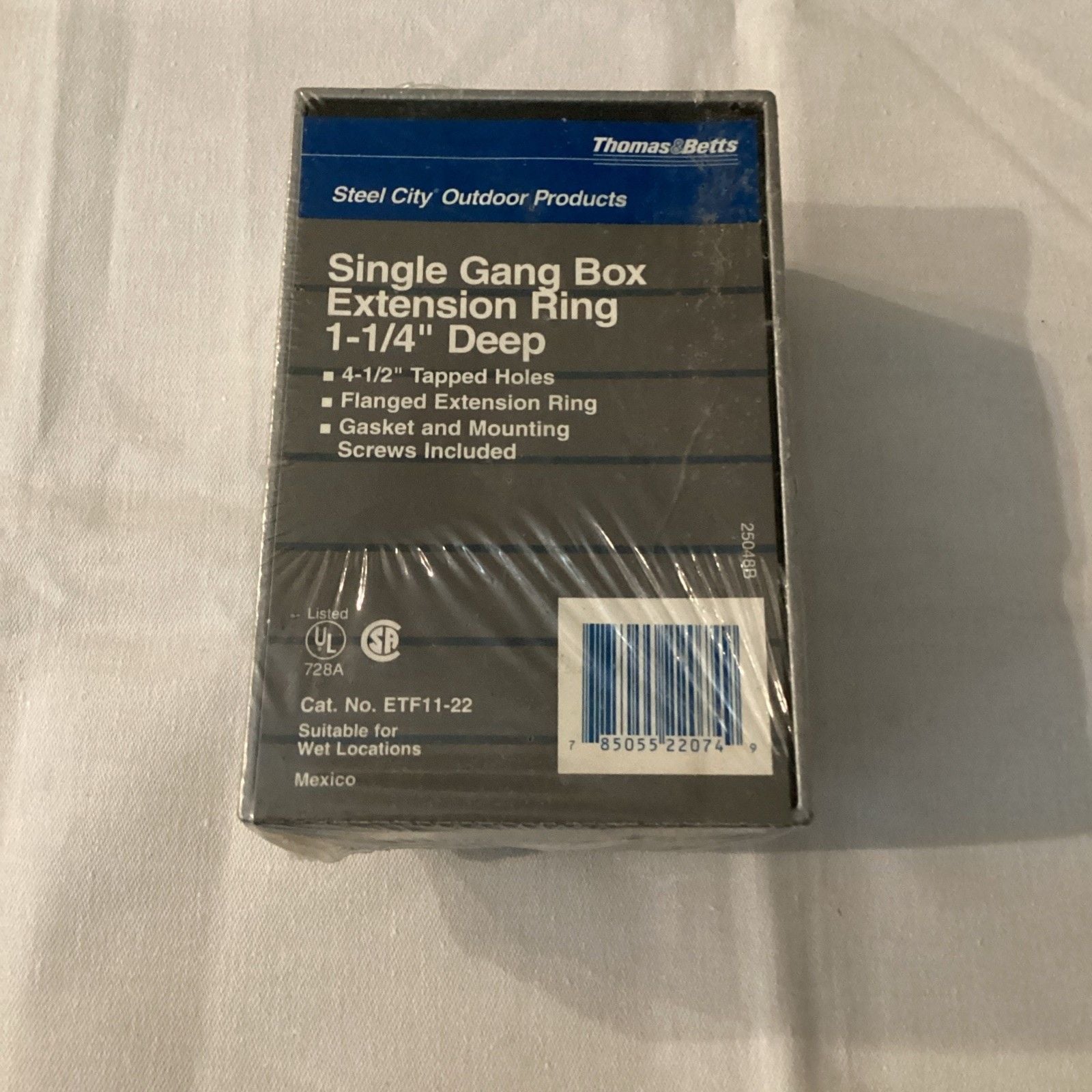 Thomas & Betts Single Gang Box Extension Ring 1-1/4” Deep - ETF11-22 - NEW 1
