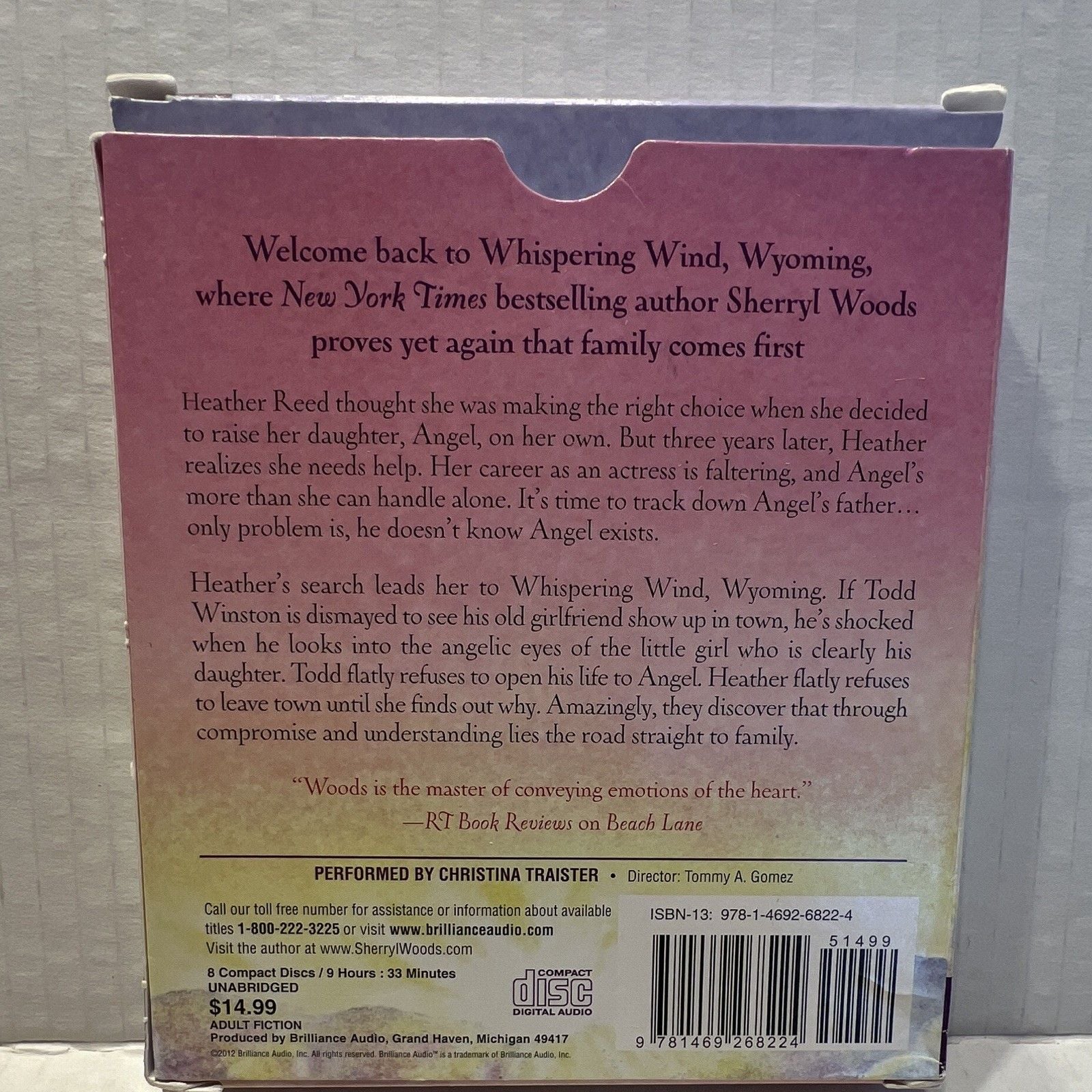 Sherryl Woods Unabridged Audiobook CD Lot 4: Twilight, Temptation 3
