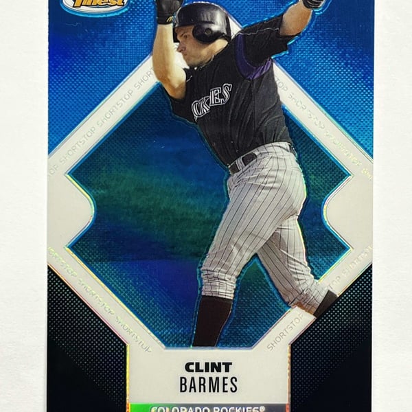 2006 Topps Finest Refractor Clint Barmes #131 /299