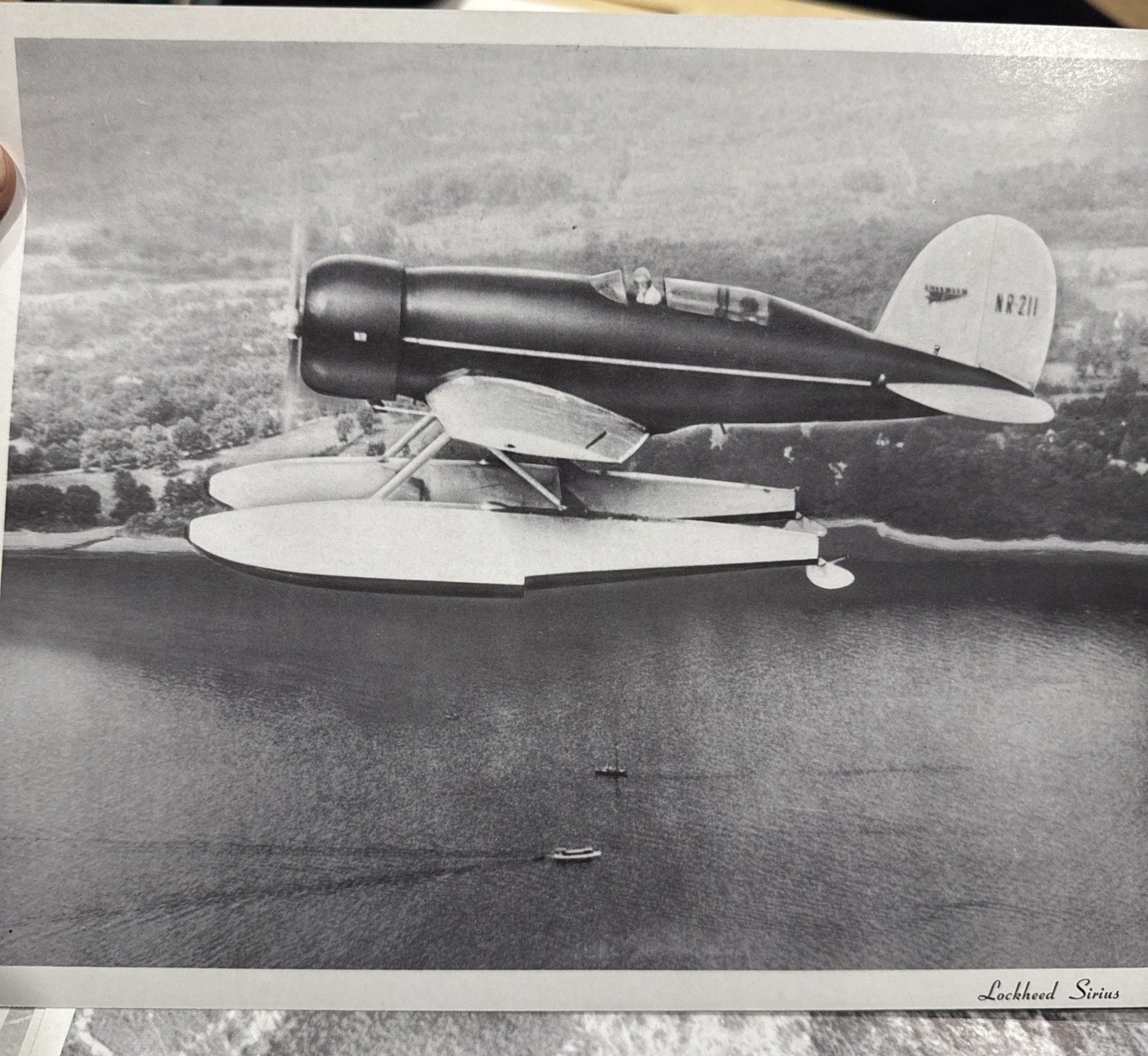 Set of 6 Vintage Lockheed Leadership Aircraft Corp Photographs Portfolio Folder 9