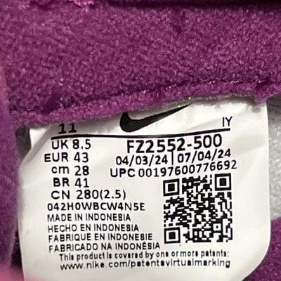 NEW Nike Dunk Low NBY Viotech Hot Fuchsia Black FZ2552-500 Women Sz 11, Mens 9.5 9