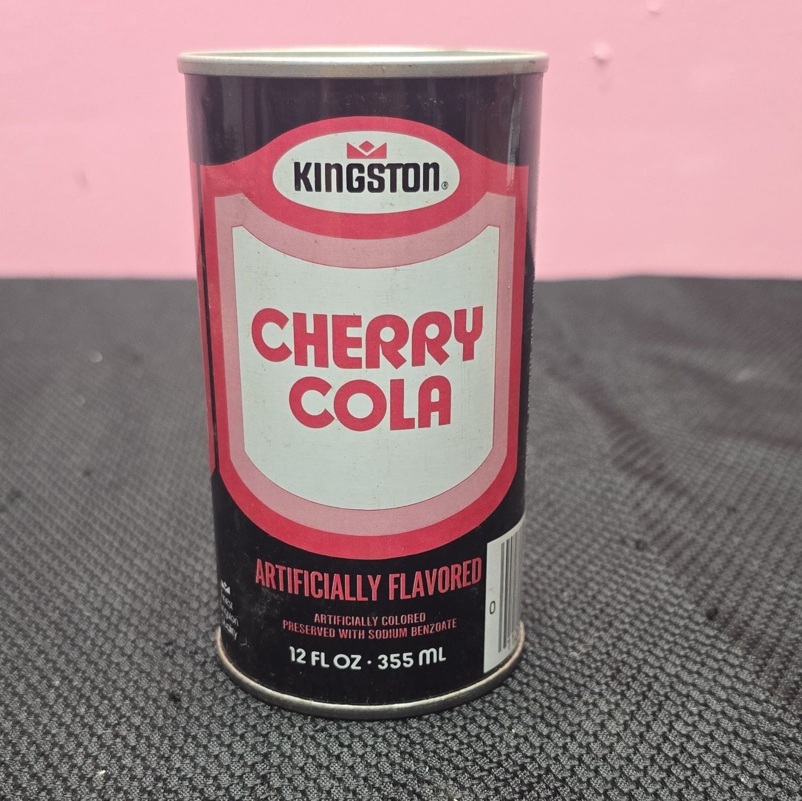 Kingston Soda Advertising Cans Lot of 4 12 oz Orange Grape Cherry Cola Root Beer 6