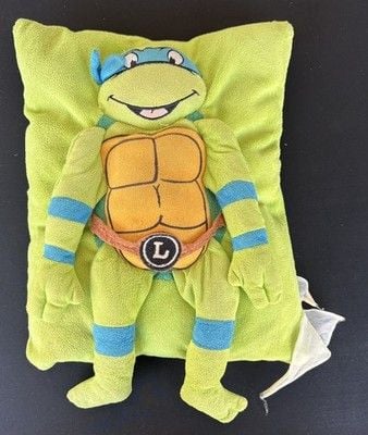 Nickelodeon Teenage Mutant Ninja Turtles Retro Leonardo Plush Character Pillow 1