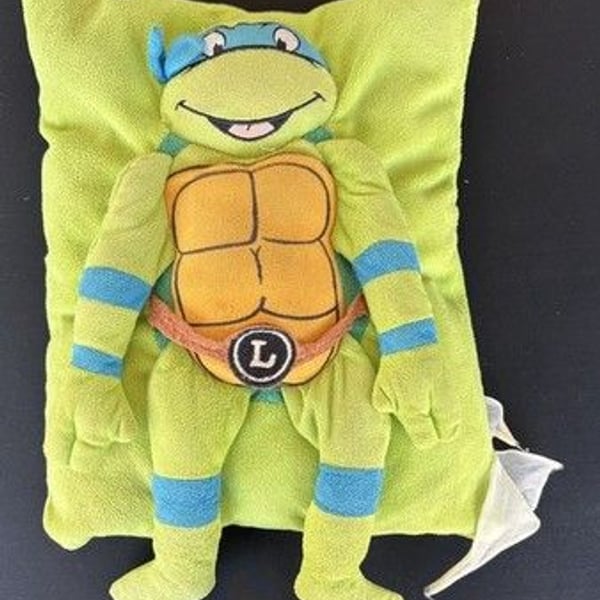 Nickelodeon Teenage Mutant Ninja Turtles Retro Leonardo Plush Character Pillow