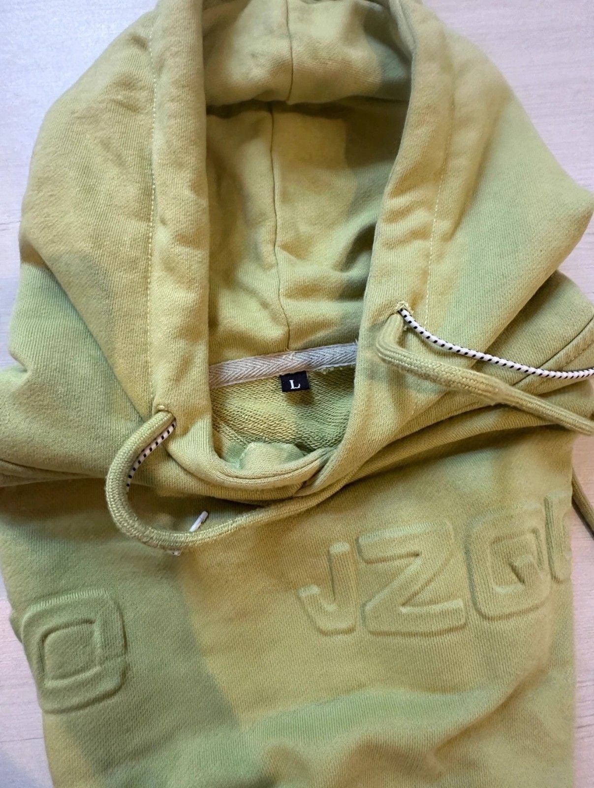 Goonzquad Hoodie Mens Size L Green Embossed Logo Pullover 3