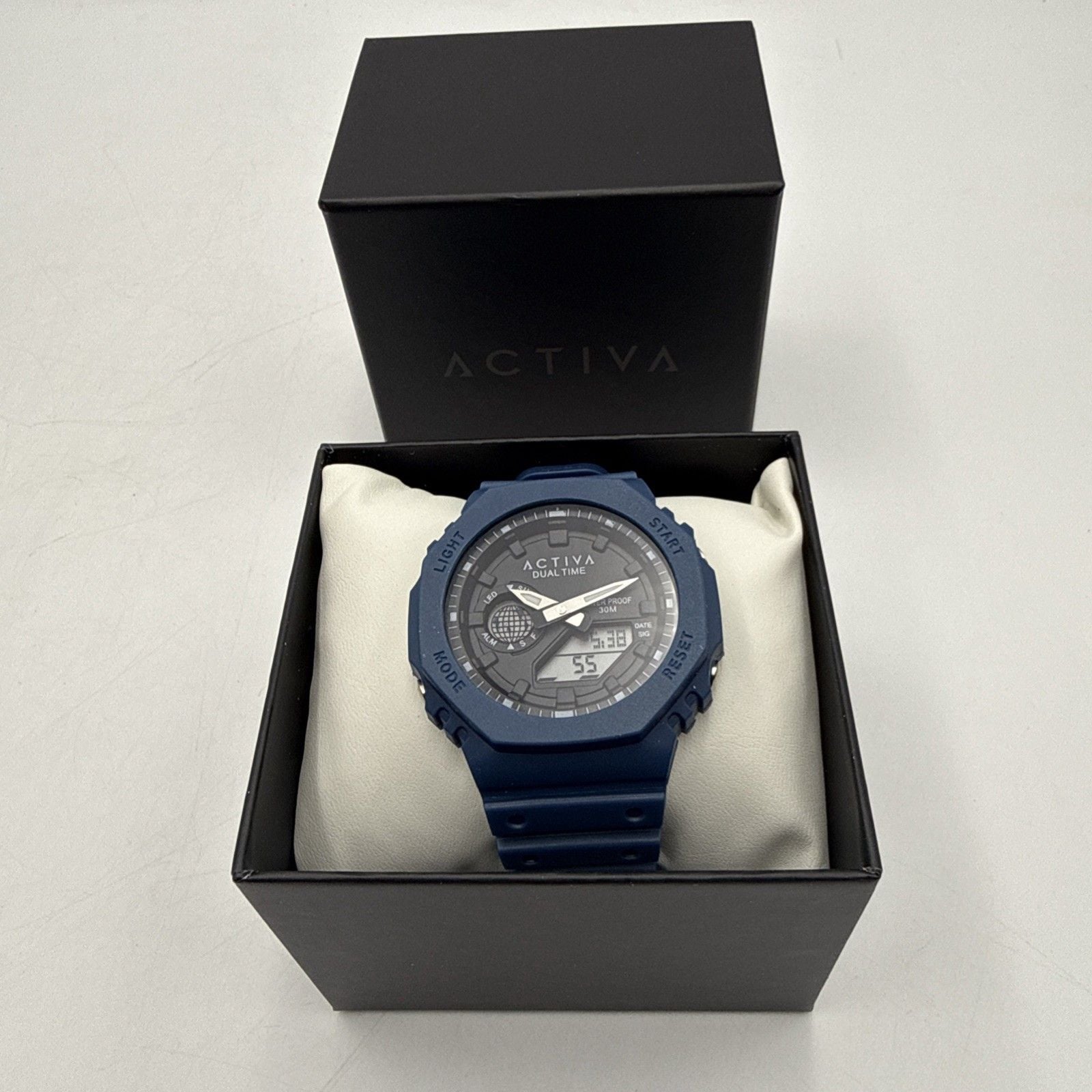 Activa Sonar X Invicta ACW423-003 Men’s Blue Digital Watch 45.5mm 15