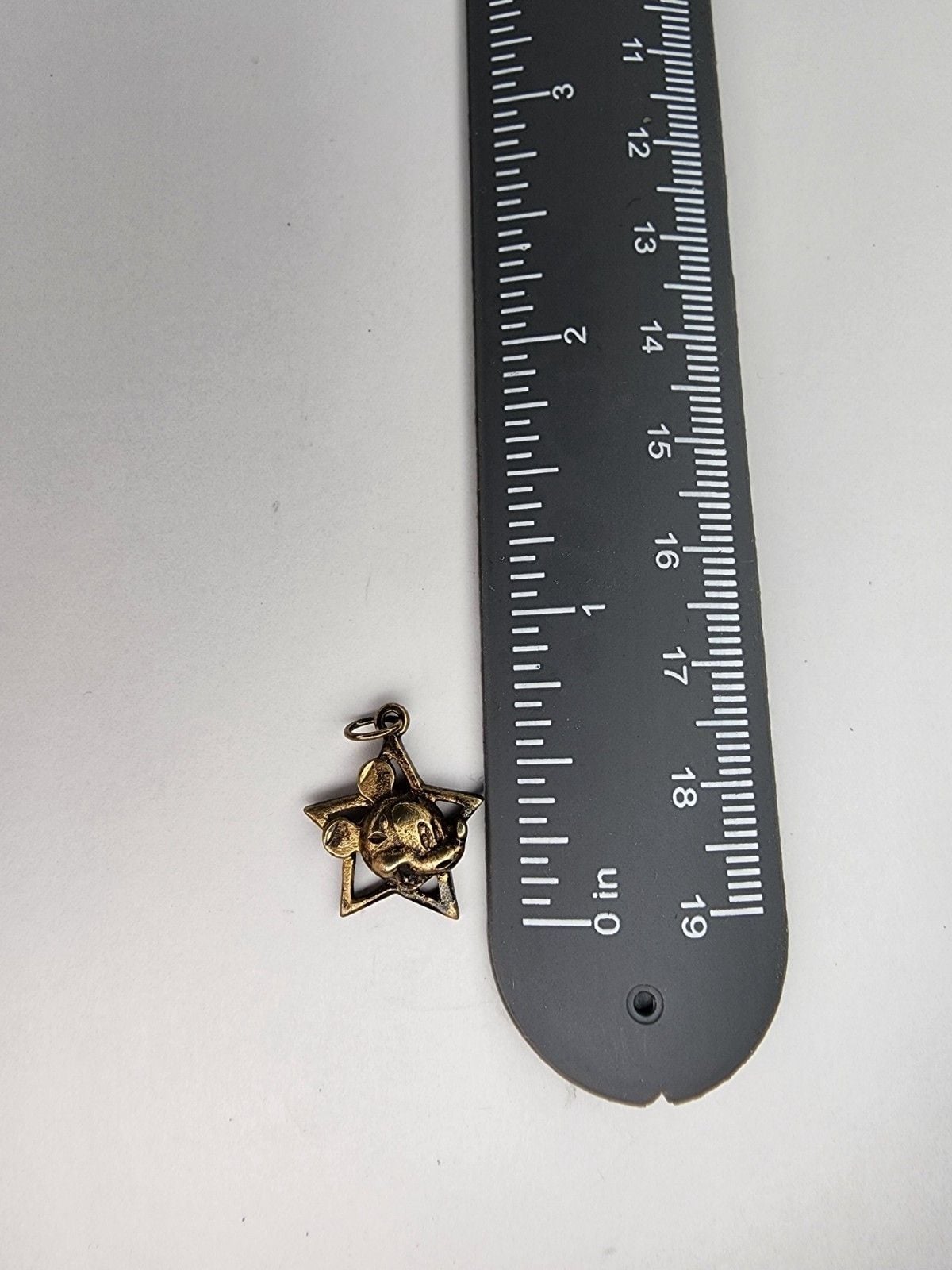 vintage Sterling Silver mickey Charm/pendant 3
