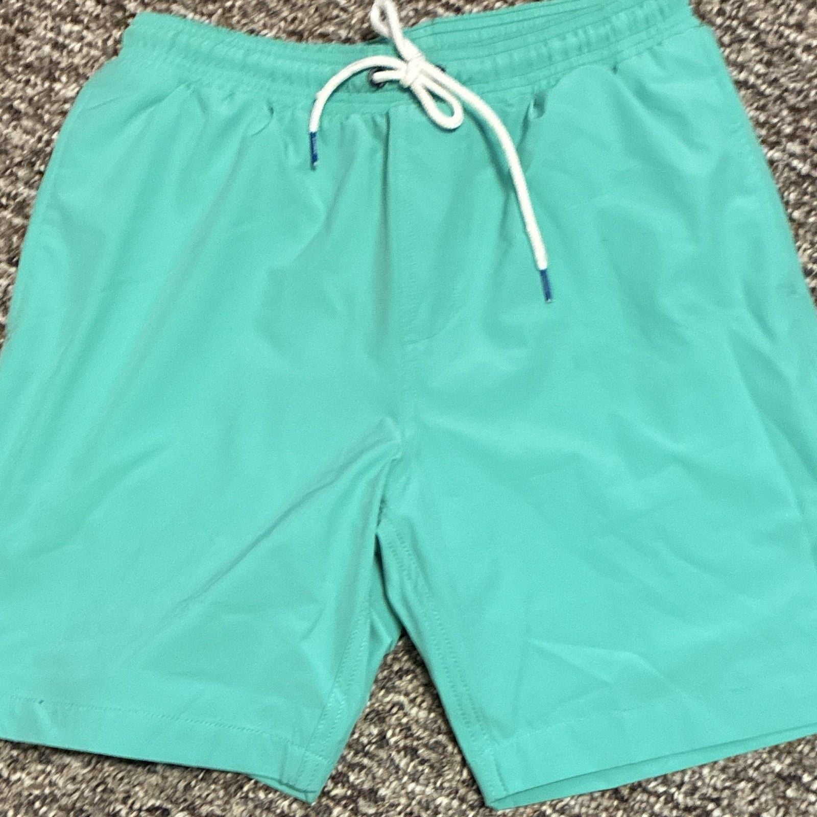 Men’s New Mugsy Small Swimsuit Swim Trunks Lagoon Blue 4