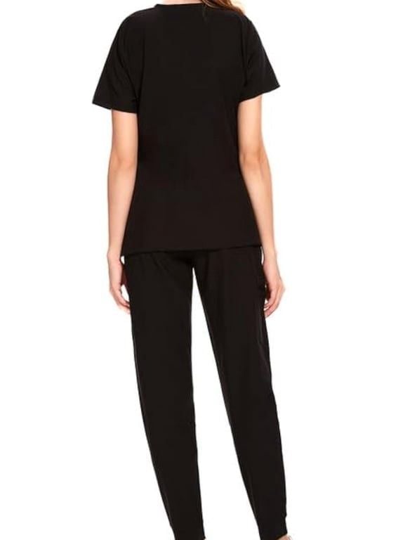 Scrubs for Women Set - Stretch V-Neck Scrub Top & Jogger Pant with 8 Pockets 4