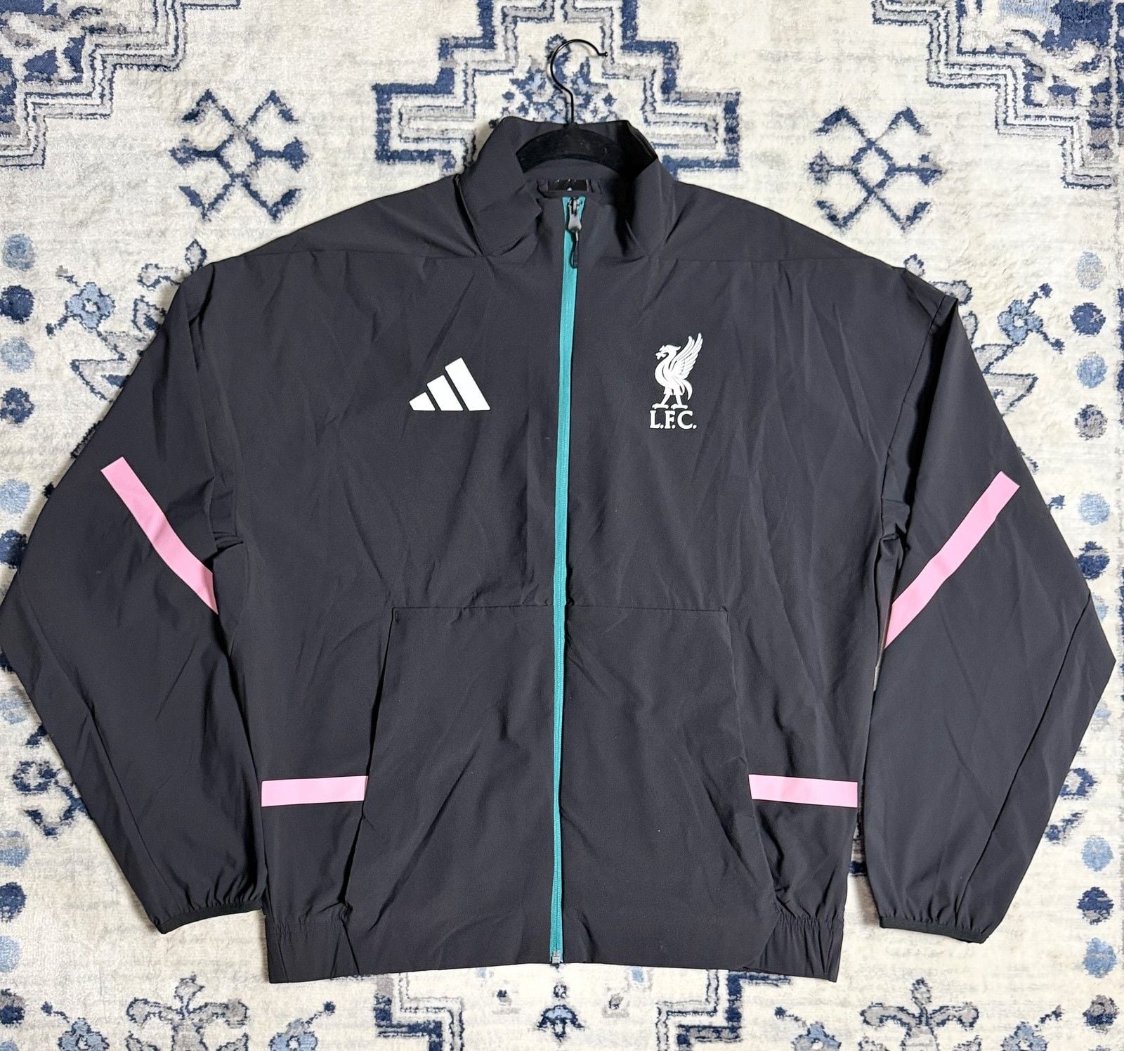 adidas LFC ANTH JKT jacket medium black Liverpool FC track top 2