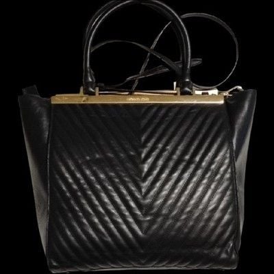 Michael Kors Black Quilted Leather Handbag 2
