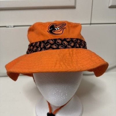 Baltimore Orioles Baseball Promo Giveaway Unisex Adult Bucket Beach Cap Hat 3